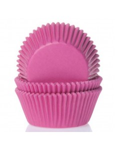 Formas Mini Cupcakes Rosa Forte